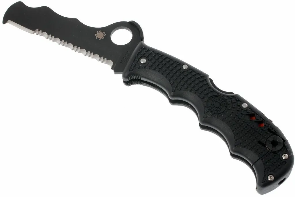 Spyderco Assist Black C79PSBBK serrated couteau de sauvetage