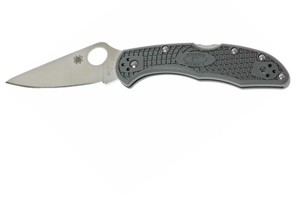 Spyderco Delica 4 Grey C11FPGY couteau de poche
