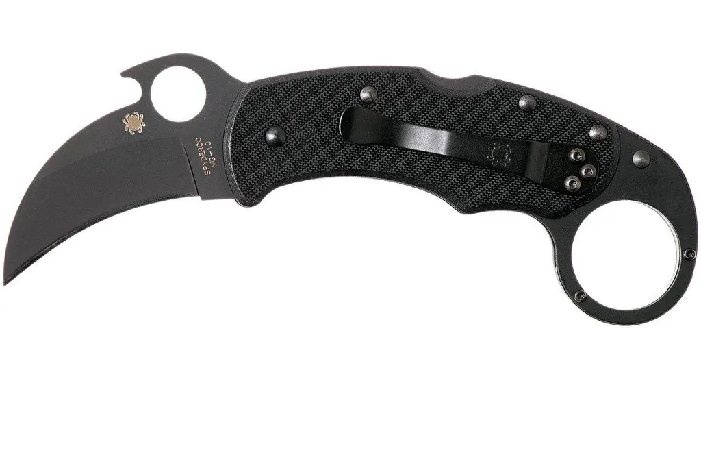 Spyderco Karahawk Black C170GBBK karambit couteau de poche
