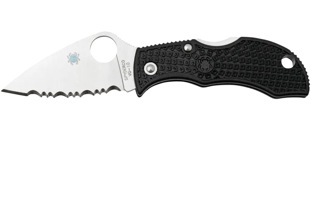 Spyderco Manbug Leaf MBKLFS Serrated, couteau de poche