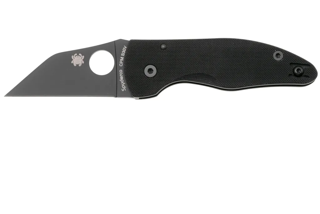 Spyderco MicroJimbo Black C264GPBK Black G10, couteau de poche, Michael Janich design
