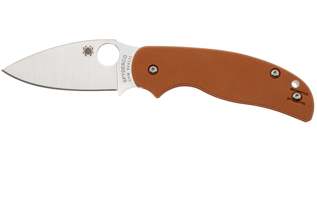 Spyderco Sage 5 CPM REX 121 C123GBORP Burnt Orange G10 couteau de poche