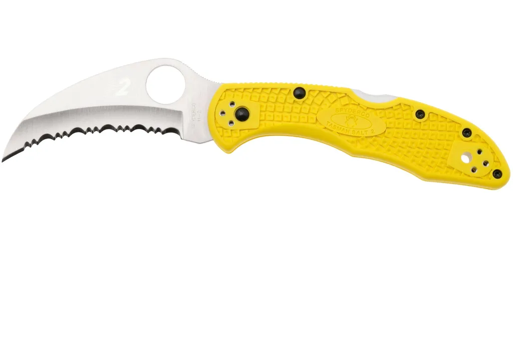 Spyderco Tasman Salt 2 C106SYL2 couteau de poche, jaune