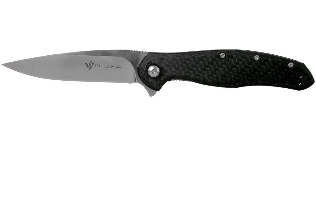 Steel Will Intrigue F45M-71 M390 Carbonfiber couteau de poche