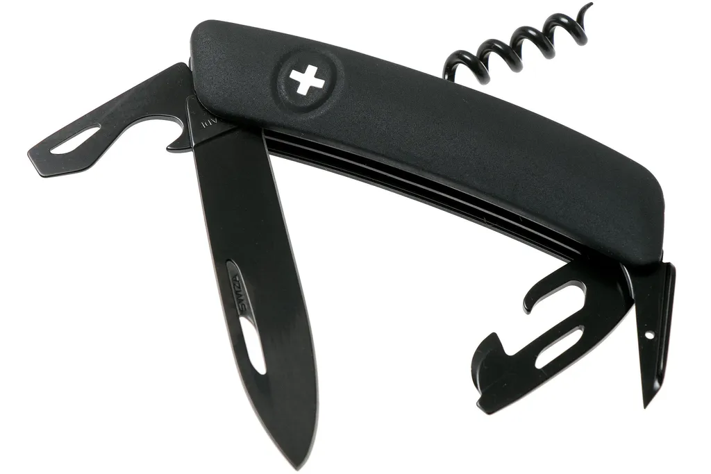 Swiza D03 Allblack couteau suisse, noir