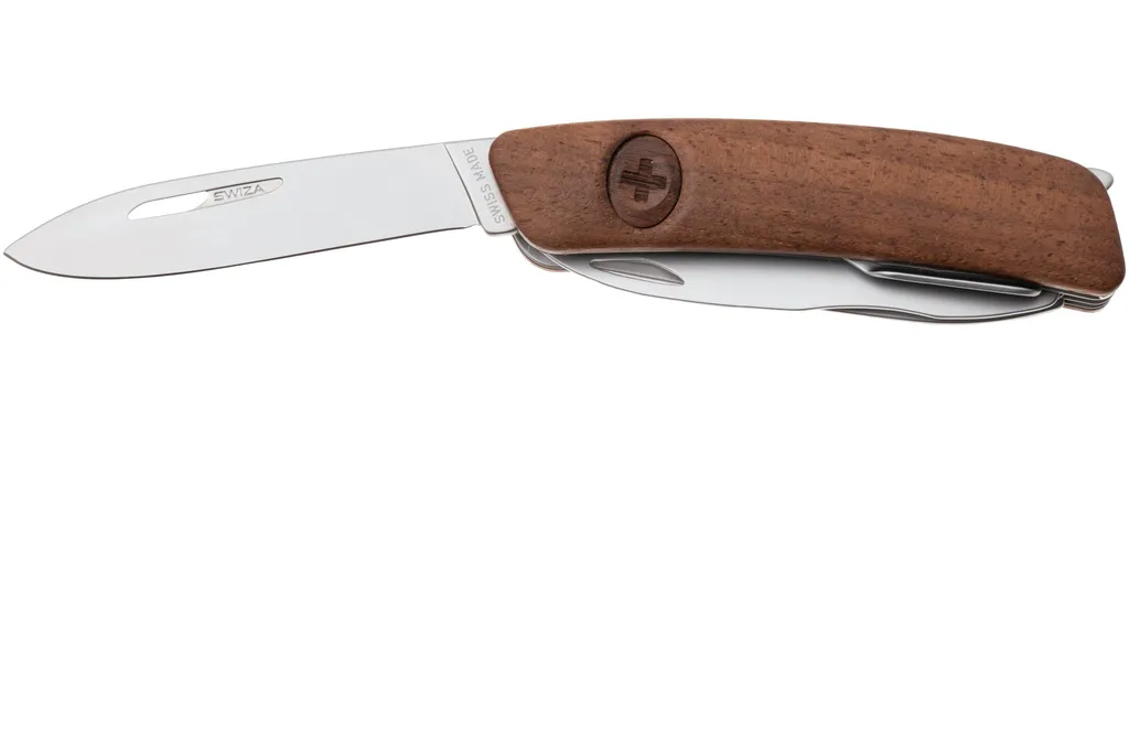 Swiza D07 R AM, KNR.0116.6300, Walnut, couteau suisse, 7 outils