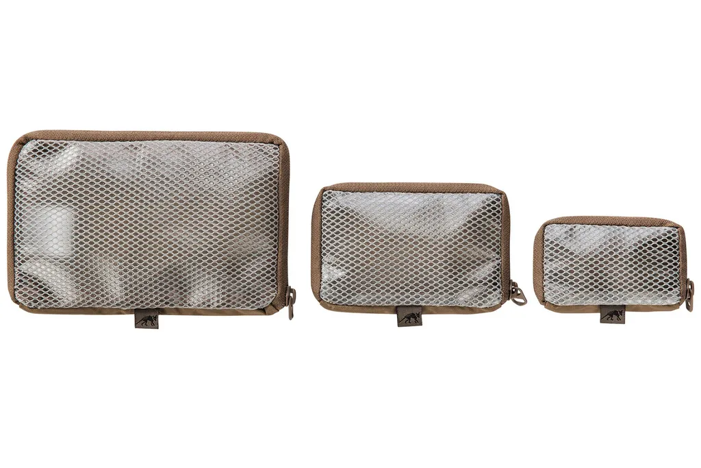 Tasmanian Tiger Mesh Pouch VL Set 7222-346, marron, set de 3 compartiments