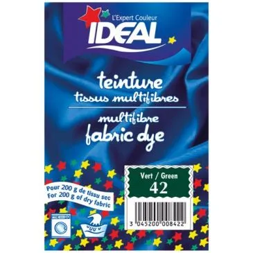 Teinture Idéal multifibres sachet 15g vert - IDEAL