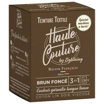 Teinture textile haute couture - brun foncé - 350 g - HAUTE-COUTURE