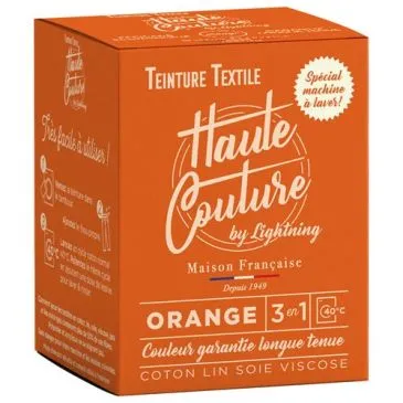 Teinture textile haute couture - orange - 350 g - HAUTE-COUTURE