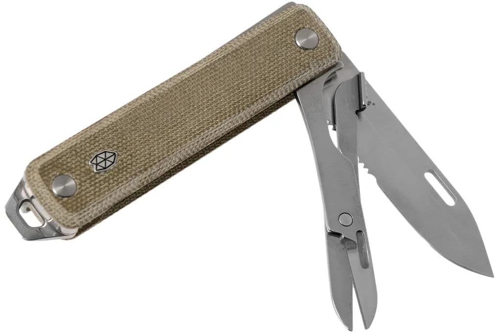 The James Brand Ellis Scissors, Stainless, OD Green, Micarta couteau de poche