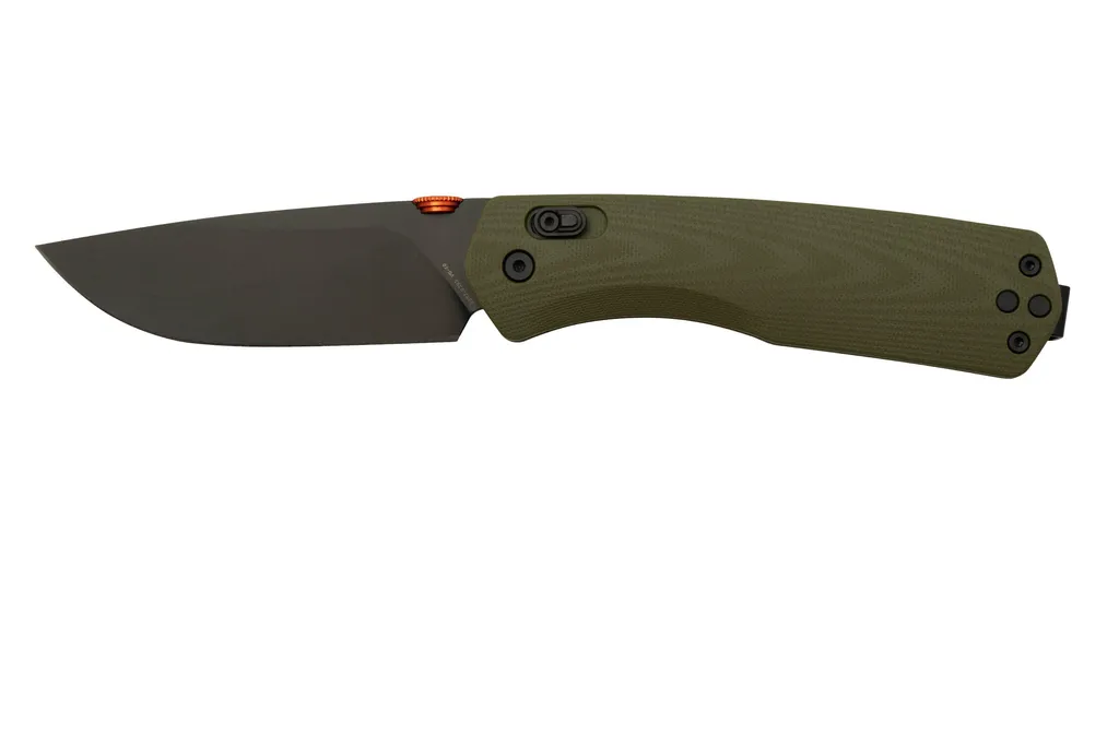 The James Brand The Carter XL, OD Green G10+ Orange, Black, KKN116194-00, couteau de poche