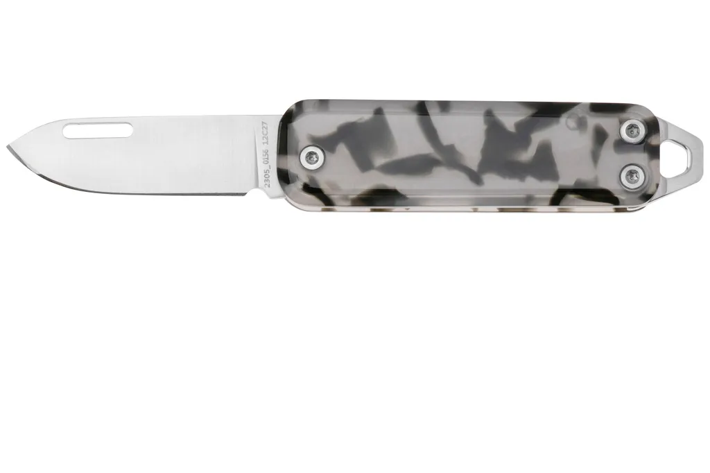 The James Brand The Elko KN117203-00 Smokey Tortoise Acetate, Stainless Steel, couteau de poche Knivesandtools Exclusive