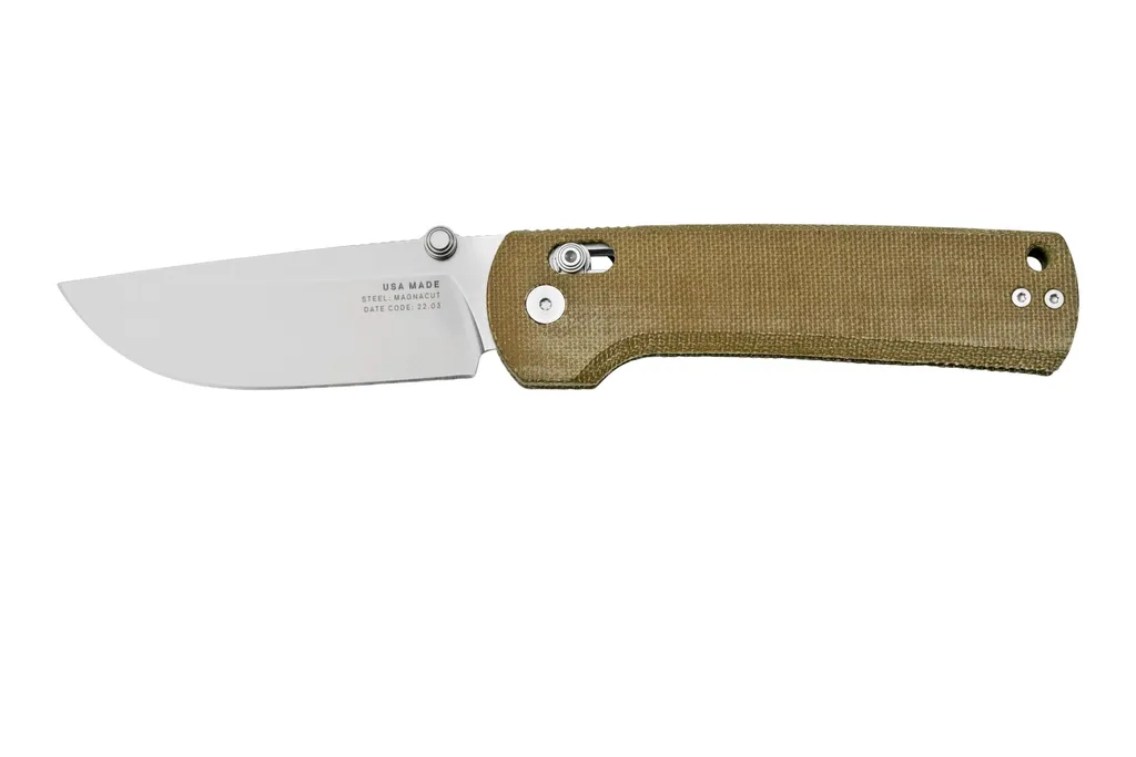 The James Brand The Kline OD Green Stainless Micarta JAKN120127-00 couteau de poche