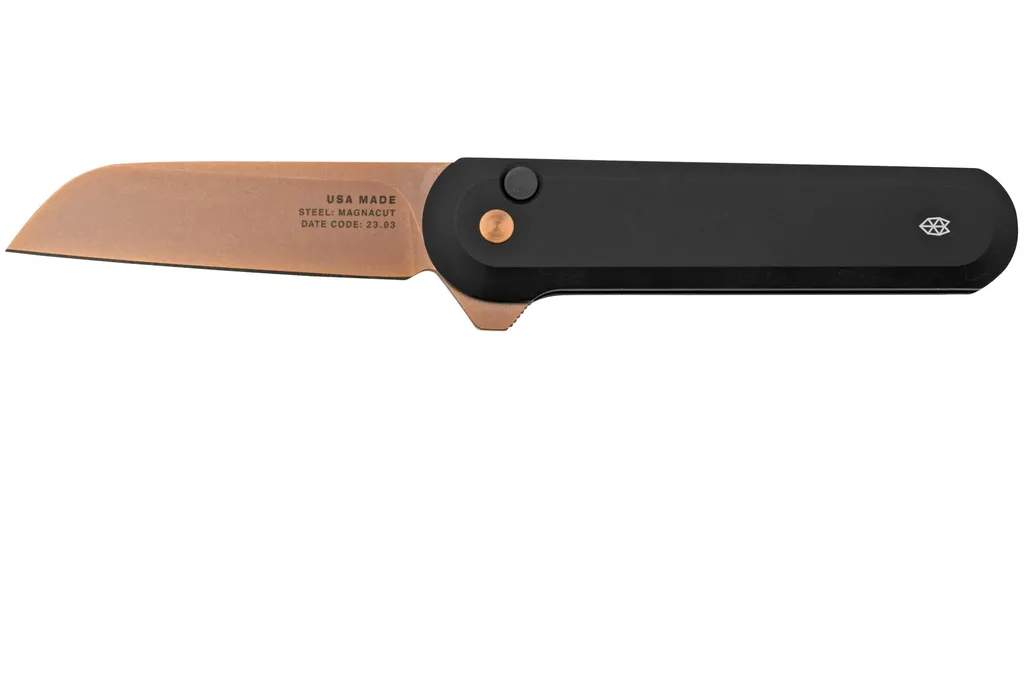 The James Brand The Wells KN123186-00 MagnaCut Rose Gold, Black Aluminum, couteau de poche