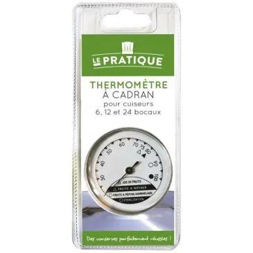 Thermomètre à cadran pour cuiseurs 5 11 et 24 bocaux - LE PRATIQUE