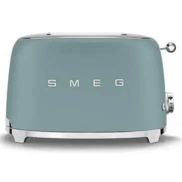 Toaster 2 tranches Vert Émeraude - Années 50 - TSF01EGMEU - SMEG