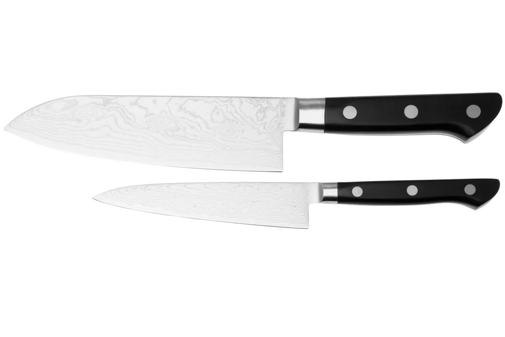 Tojiro Pro PRO63-GIFTSET, 63-layer, Damascus/VG10, set de couteaux deux pièce
