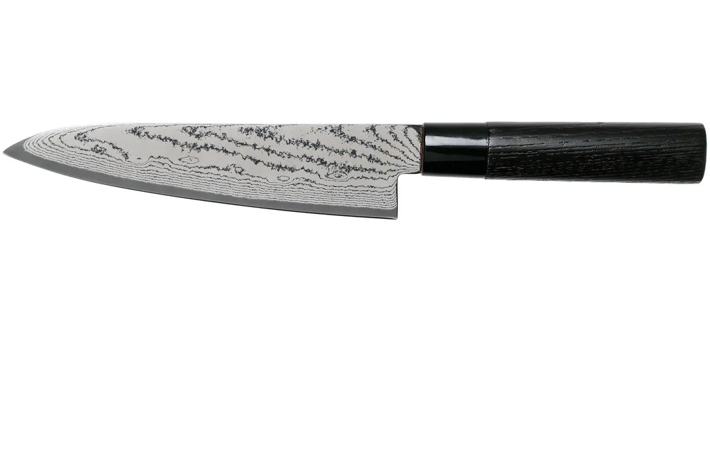 Tojiro Shippu Black damascus couteau de chef 18 cm, FD-1593