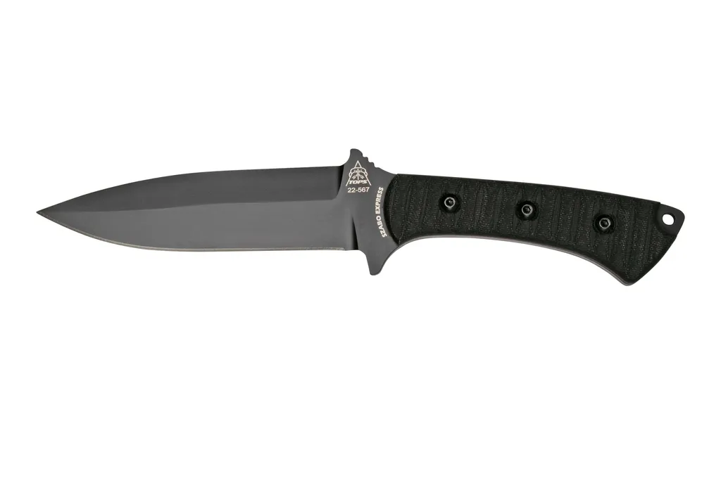 TOPS Knives Szabo Express, Single Edge, Micarta SZEX-01 couteau d'outdoor, Szabo design