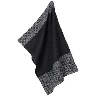 Torchon 50 x 70 cm Carreaux Noirs - Gianna - KELA