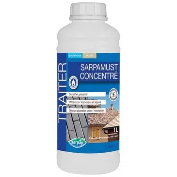 Traitement antimousse  sarpamust concentré 1l - SARPAP