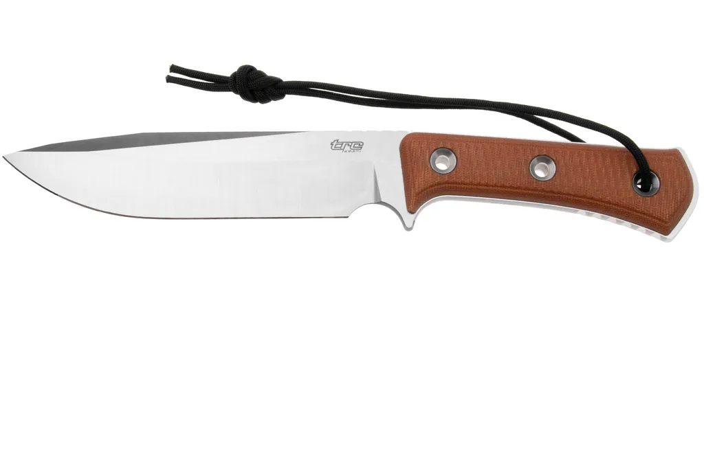 TRC Knives Limited Edition Apocalypse, Satin Vanadis 4E, Natural Canvas Micarta, couteau de survie
