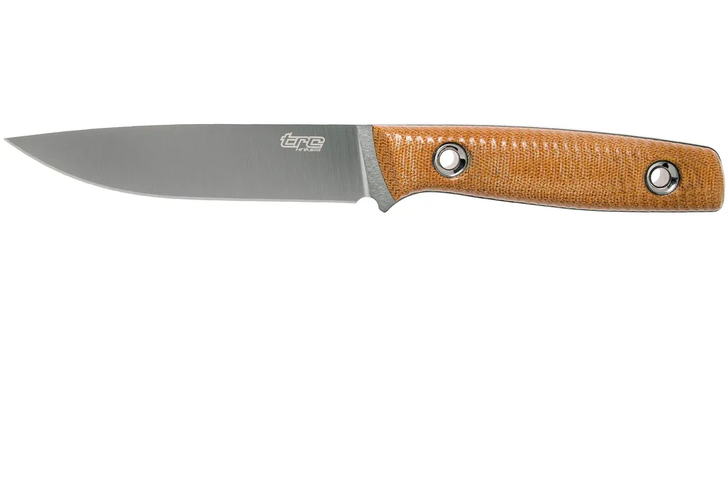 TRC Knives This Is Freedom, Brown Canvas Micarta couteau d’outdoor