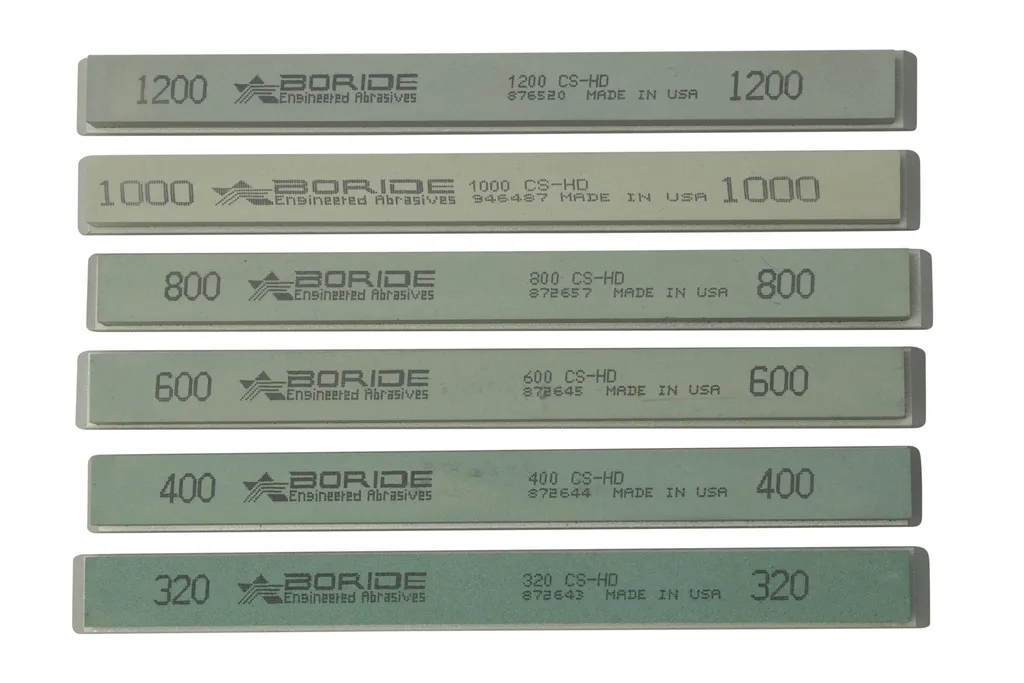 TSPROF Boride CS-HD Narrow, set de pierres à aiguiser (6 pcs)