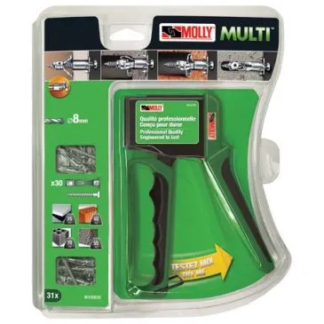 Valibox de 30 chevilles Molly 4x37 multi - MOLLY