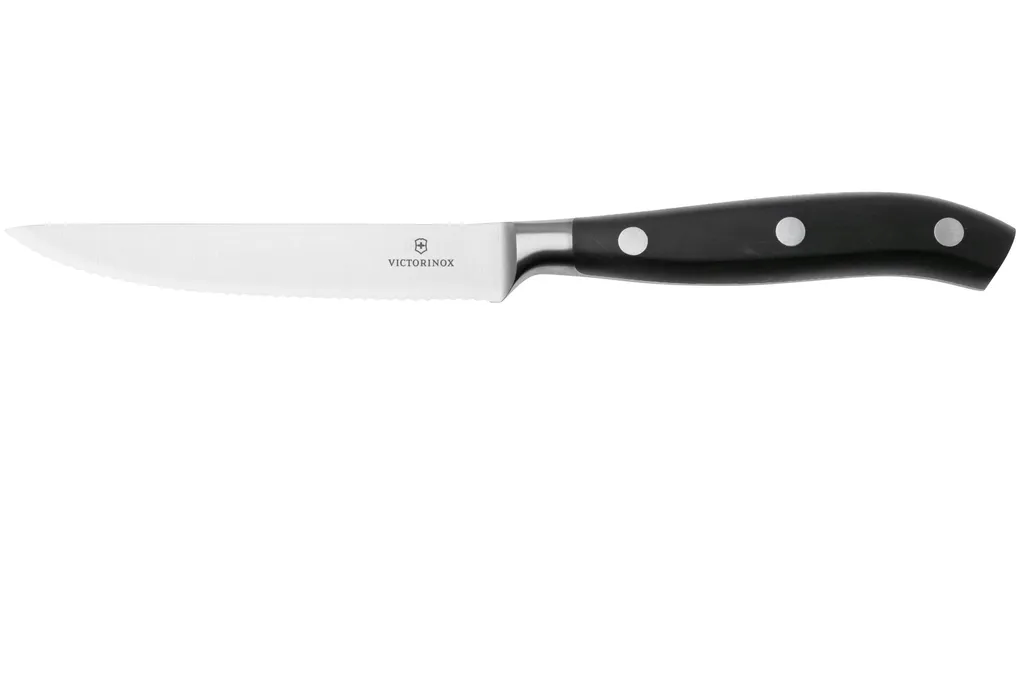 Victorinox Grand Maître Steak Knife 7.7203.12WG, POM, Wavy, couteau à steak, 12 cm