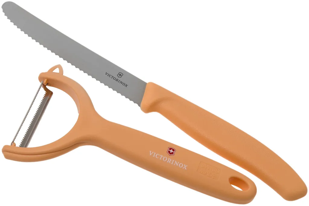 Victorinox SwissClassic 6.7116.23L92 set de couteaux à légumes 2 pièces, orange