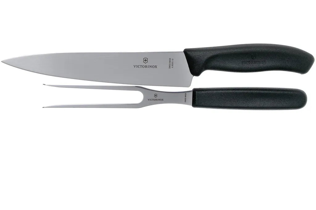 Victorinox SwissClassic 6.7133.2G set de 2 couteaux à trancher, noir