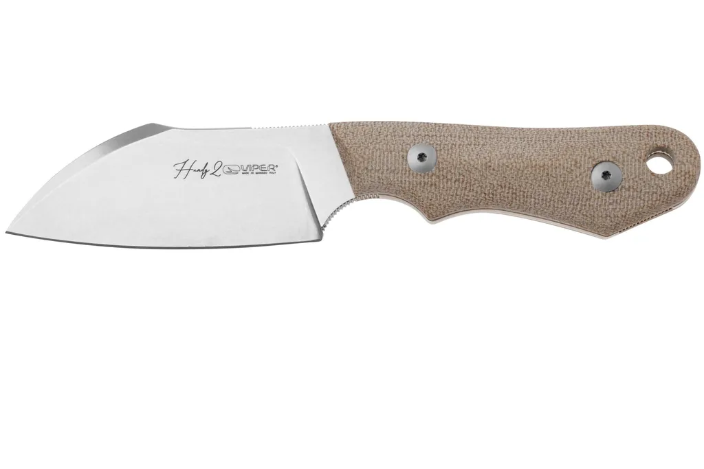 Viper Handy 2 VT4050CN Natural Canvas Micarta, couteau à lame fixe