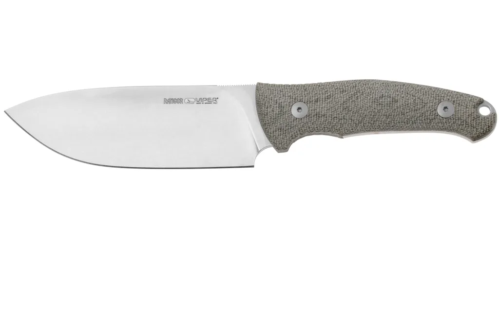 Viper Ranger VT4054CG Böhler N690, Green Canvas Micarta, couteau fixe