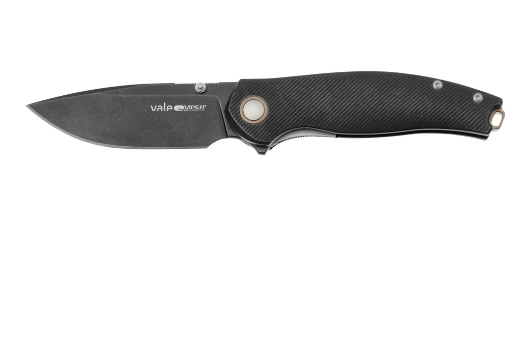 Viper Vale V6007DTBR Dark Stonewashed Titanium, Bronze Details, couteau de poche