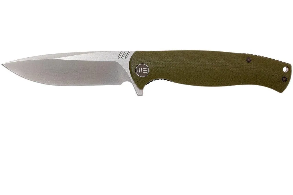 WE Knife 703B couteau de poche, Green G10, satin blade
