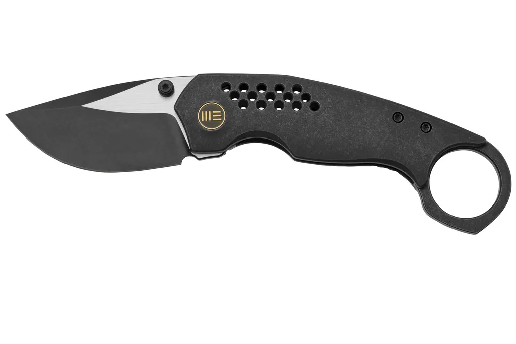 WE Knife Envisage WE22013-2 Black Titanium, Two-Tone, couteau de poche, Tuff Knives design
