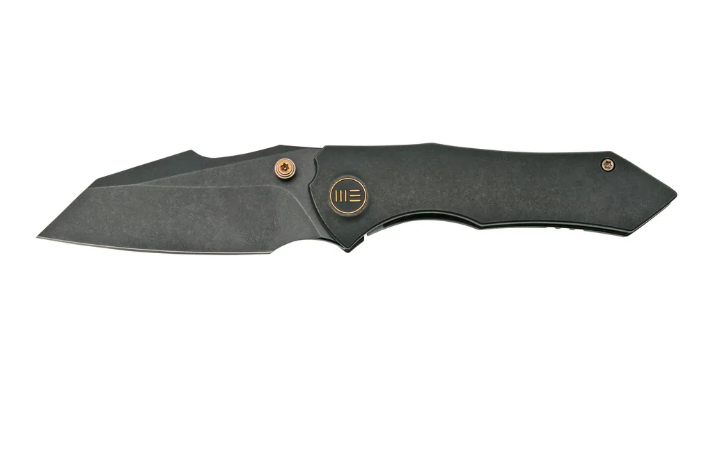 WE Knife High-Fin, WE22005-1, Black Titanium, Black CPM-20CV couteau de poche