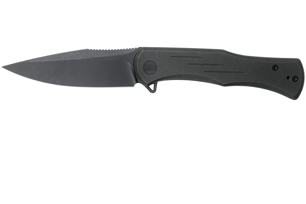 WE Knife Primoris WE20047A-3 Black Titanium, Black Blade couteau de poche