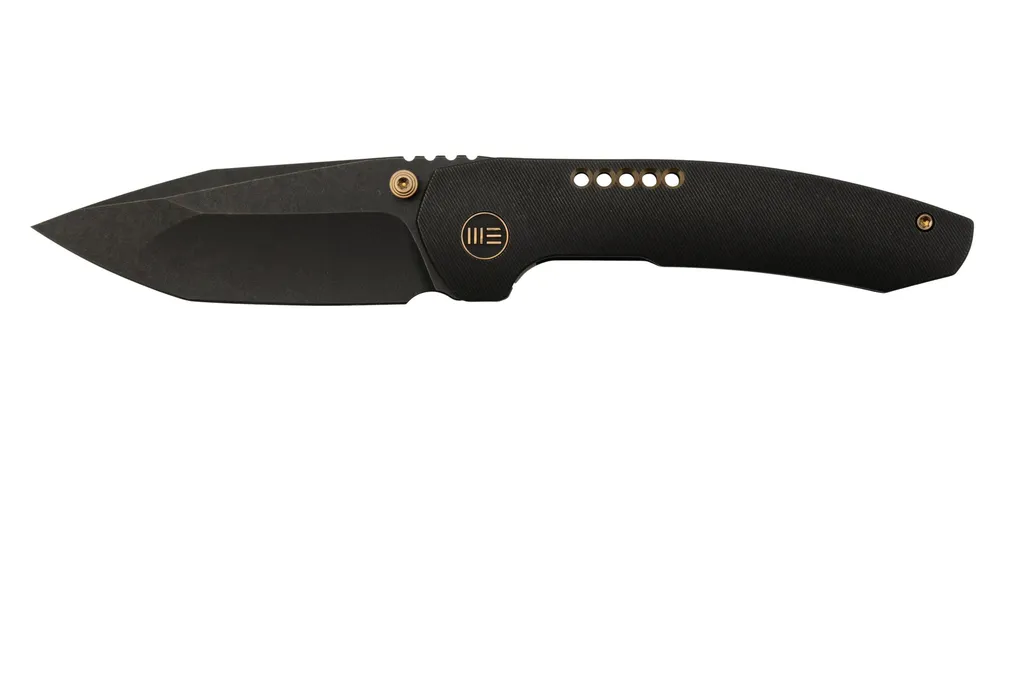 WE Knife Trogon WE22002B-2 Black Titanium, Black Stonewashed CPM 20CV couteau de poche