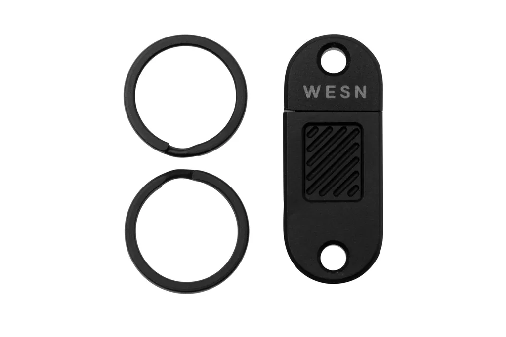 WESN QR, SN03-1, Blacked Out Titanium, porte-clés