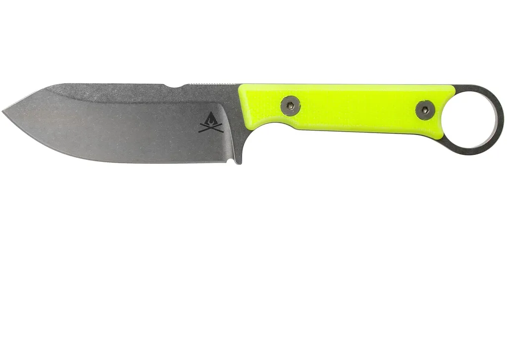White River Knives FC3.5 Pro Firecraft couteau de survie Yellow G10, étui en Kydex avec firesteel